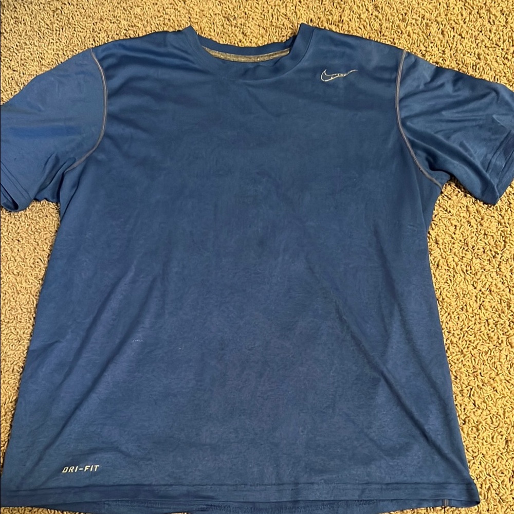 Nike Men's Blue Dri-FIT Shirt